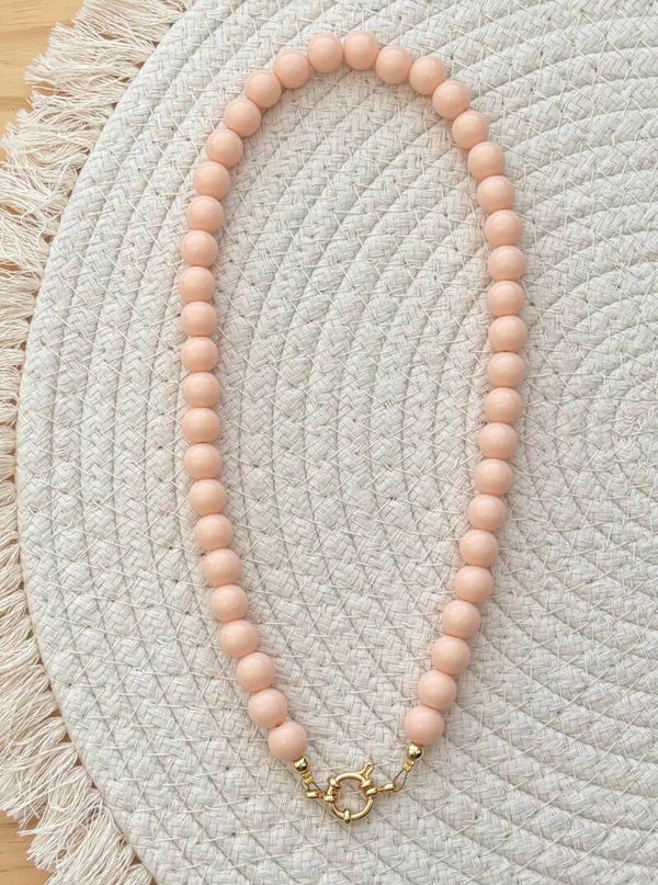 Kralenketting Blush