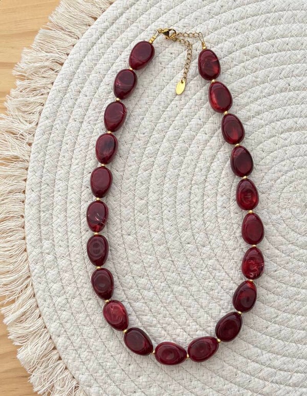 Ketting Bordeaux Nugget