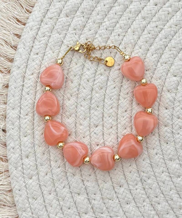 Armband Hart Oranje