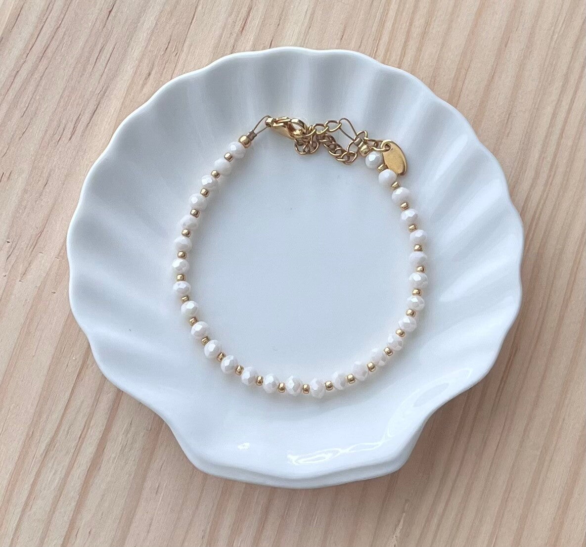 Armband White Sparkle