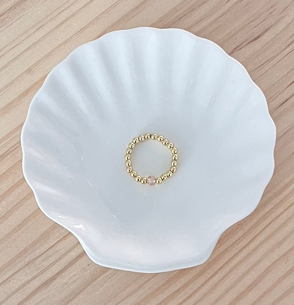 RVS Ring Taupé Sparkle