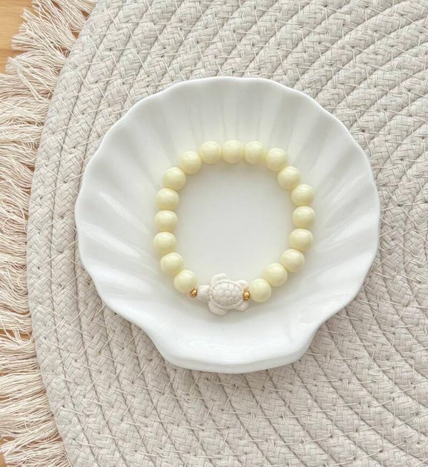 Armband Turtle Crème