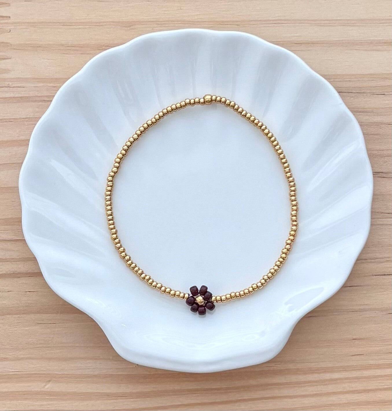 Armband Brown Flower