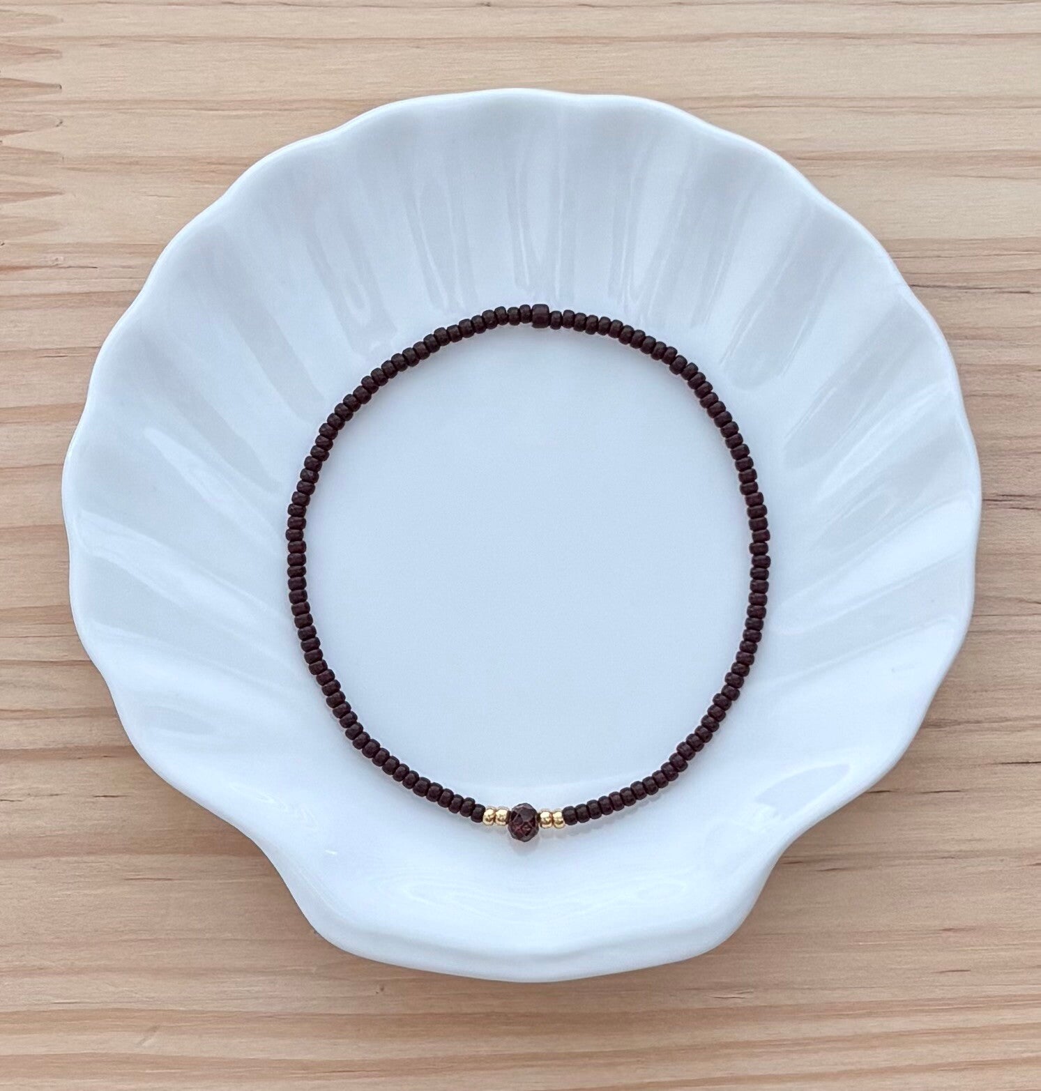 Armband Shiny Dark Brown