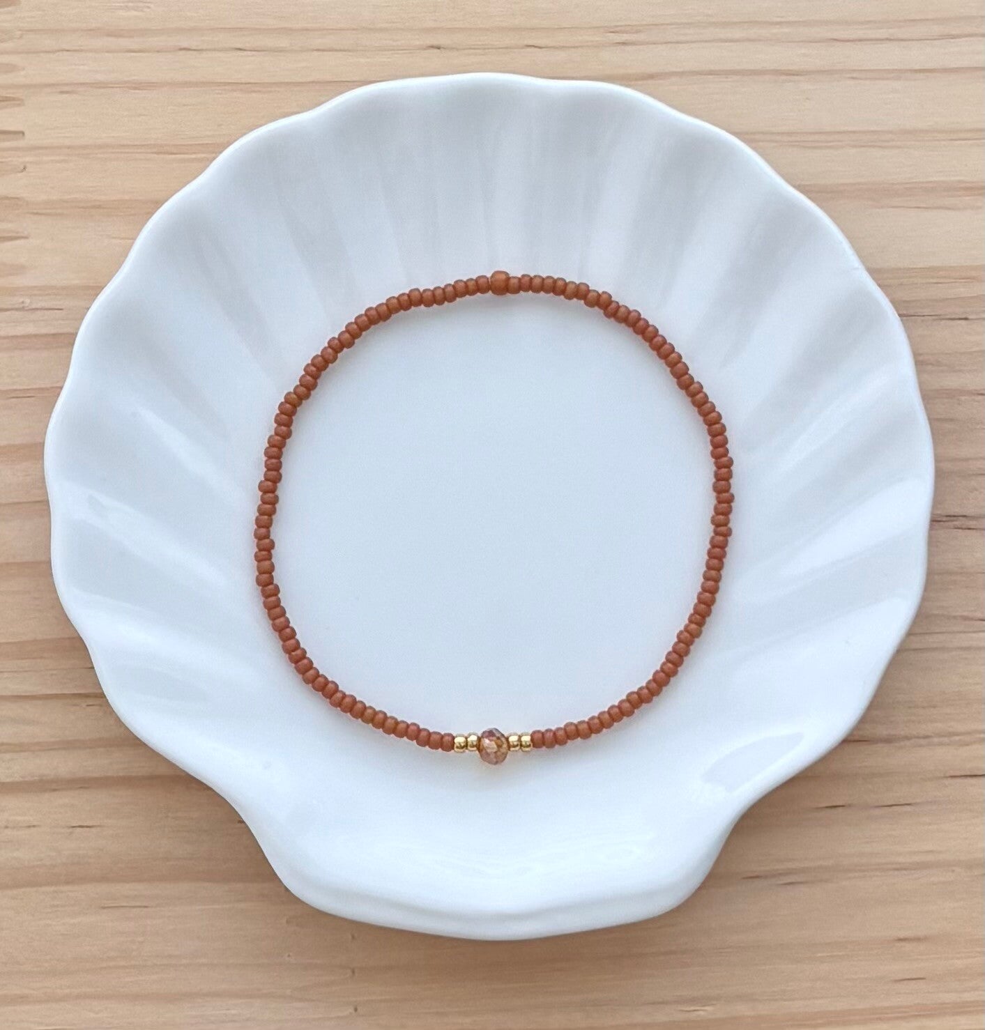 Armband Shiny Light Brown