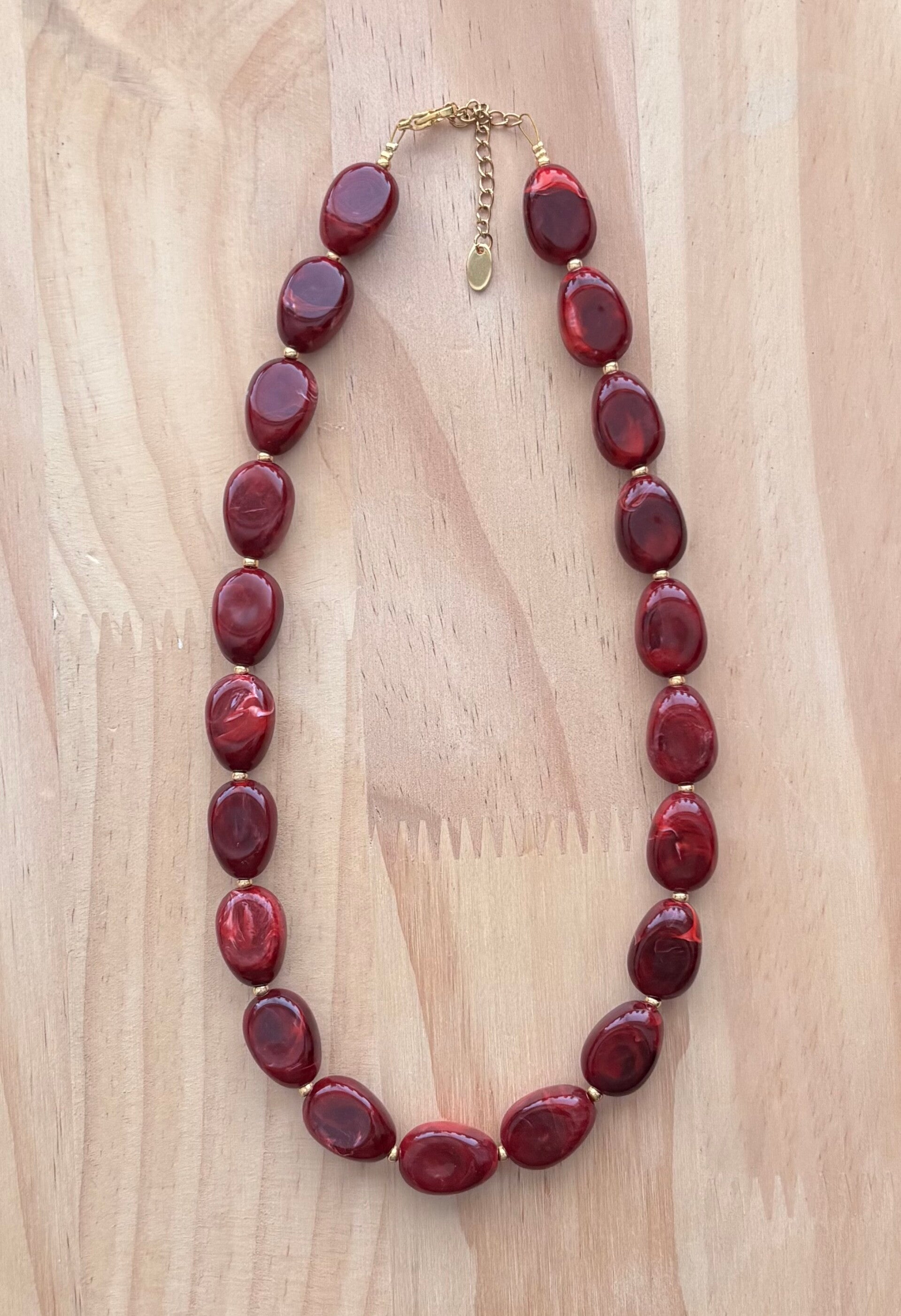 Ketting Bordeaux Nugget