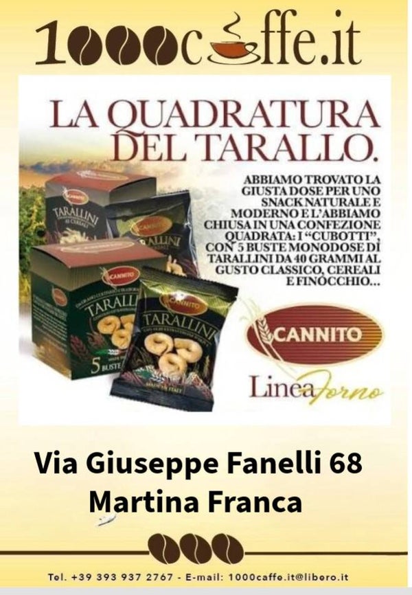 Tarallini pugliesi  10 buste da 40gr.
