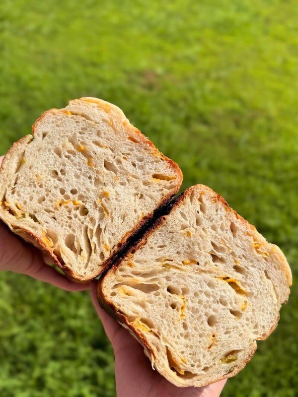 Jalapeño Cheddar Sourdough Loaf