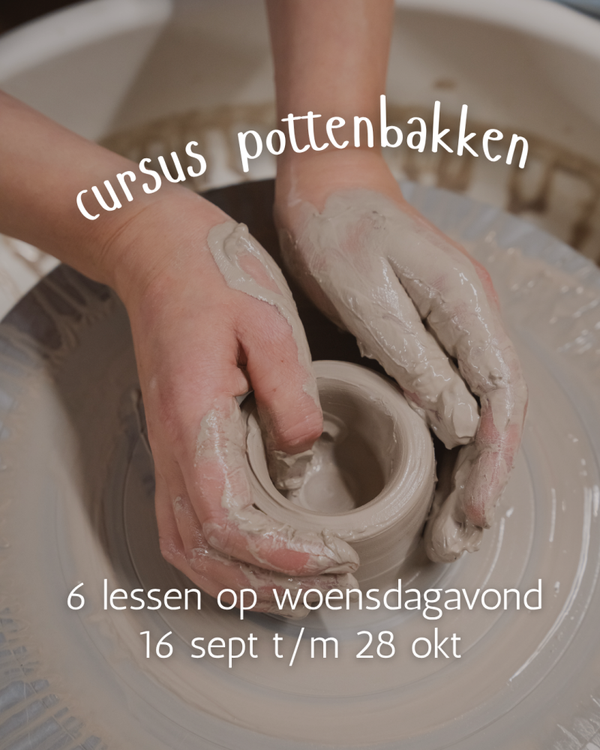 Cursus pottenbakken woensdagavond (16 sept t/m 28 okt)