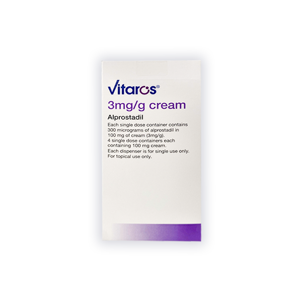 Vitaros (Alprostadil) Cream For Erectile Dysfunction