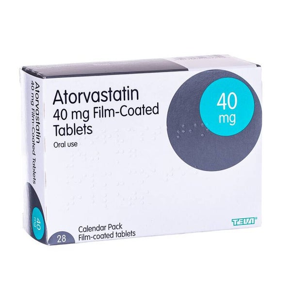 Atorvastatin 40mg Tablets 28 UK