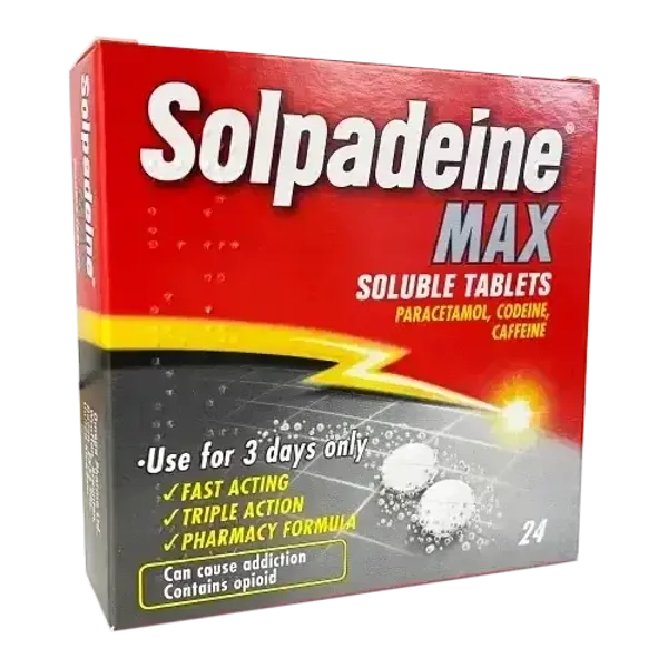 Solpadeine Max Soluble Tablets - 24 Tablets