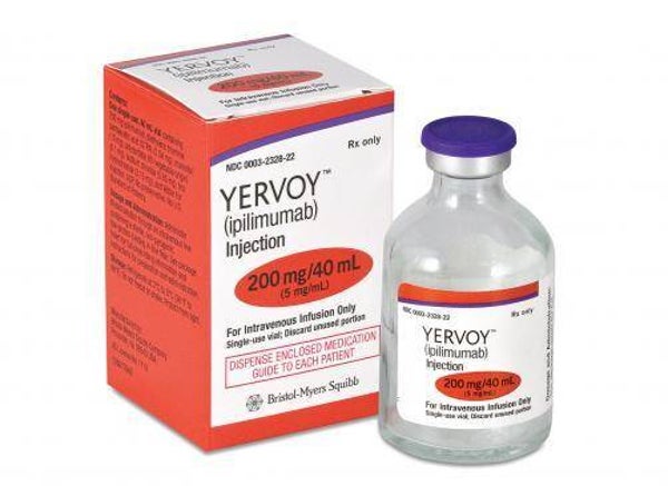 YERVOY SINJ 200MG 40ML 1VLX