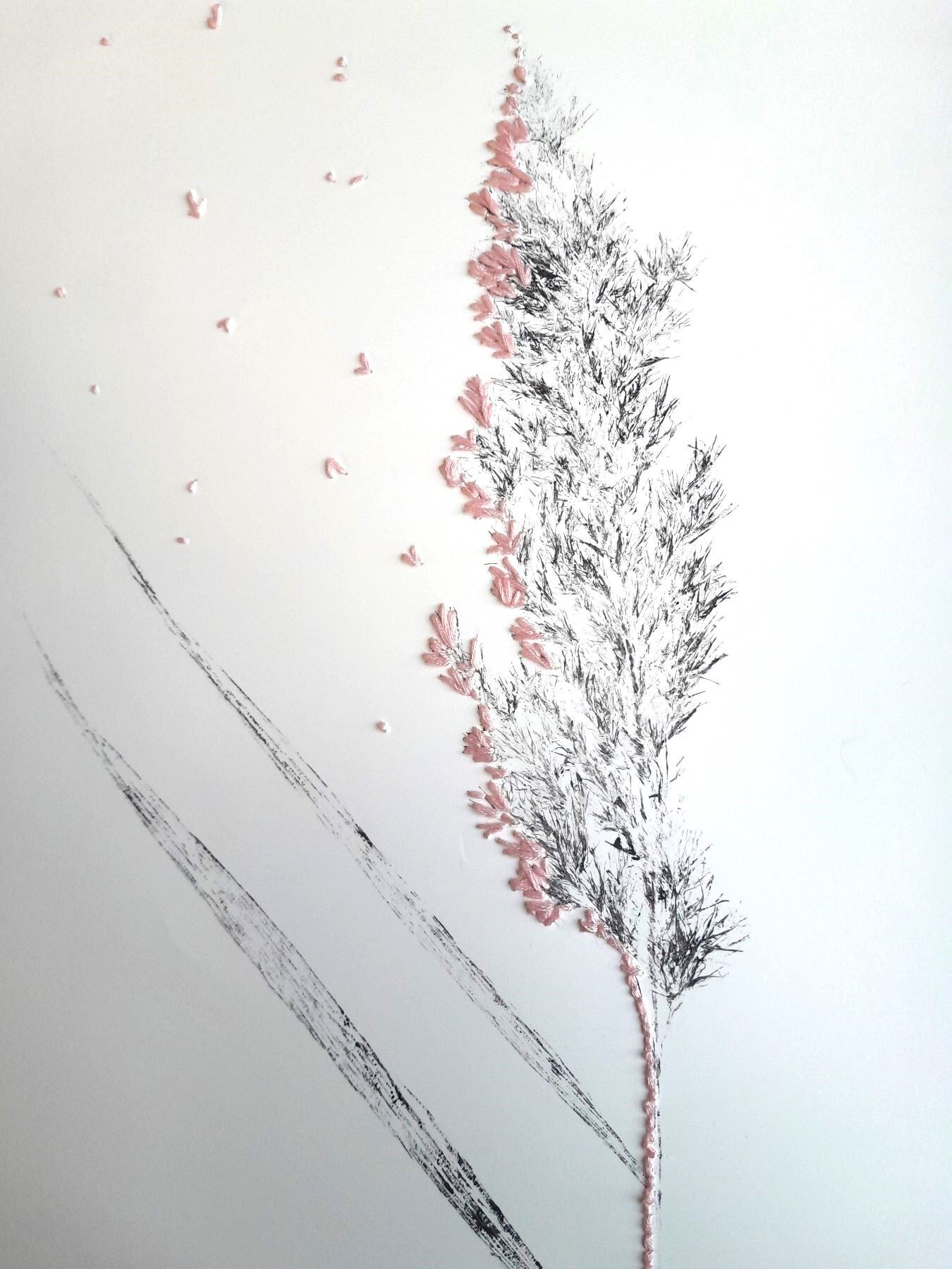 Kleine Magie botanische kunst met garen ©Pietronella.nl