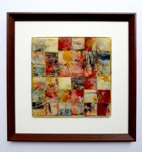 Abstracte epoxykunst – Boswandeling