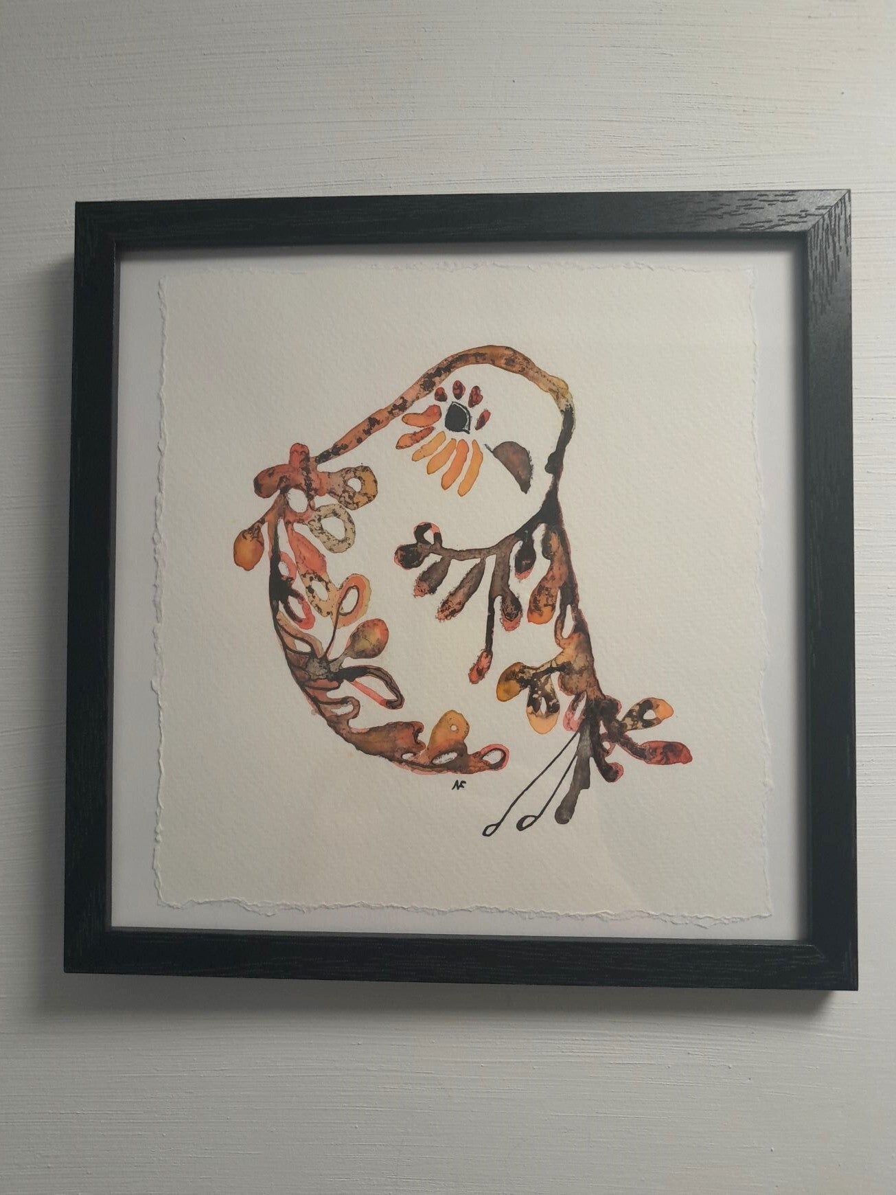 Inkttekening - Bezig Baasje