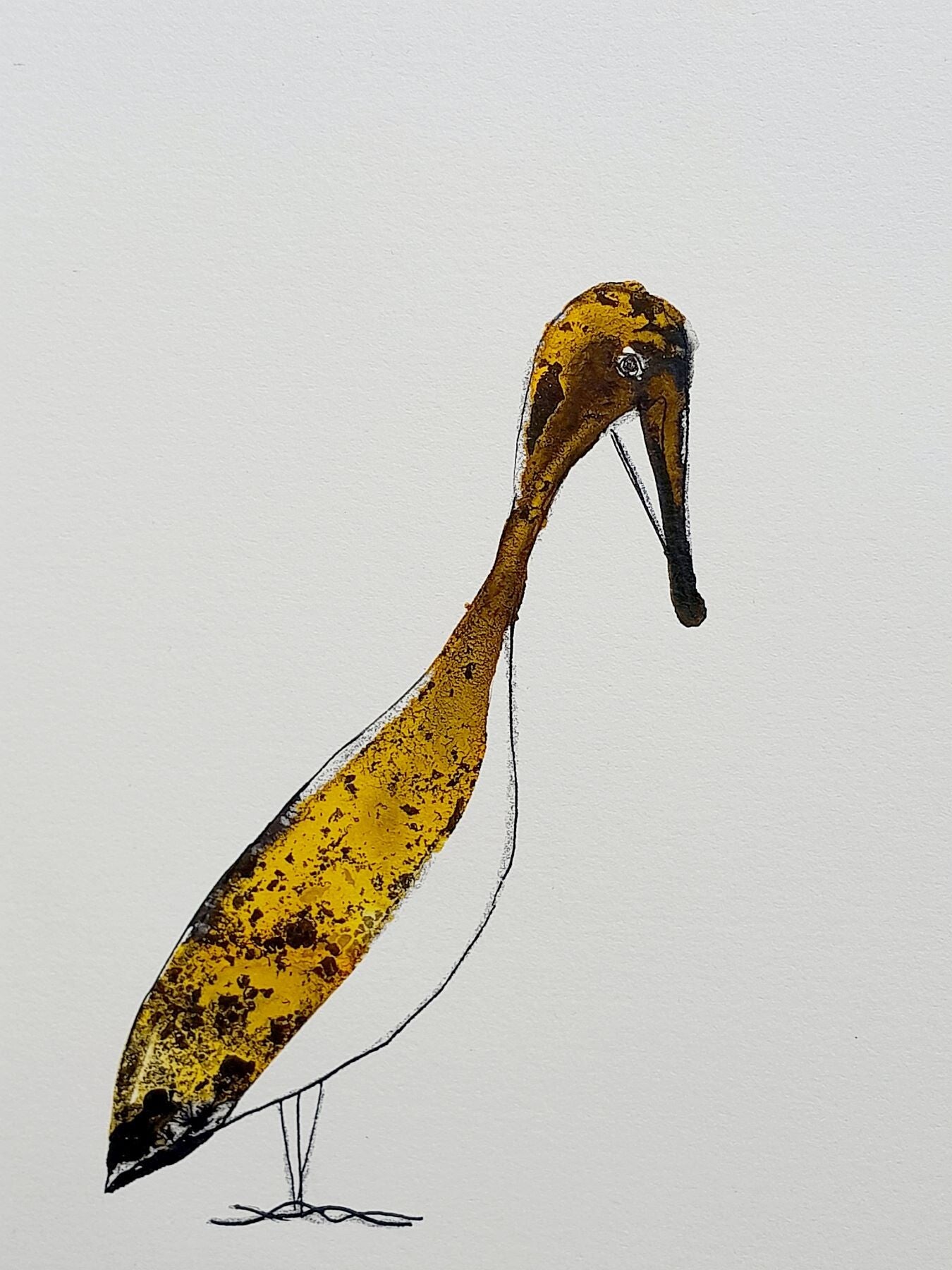 Inkttekening – Goud