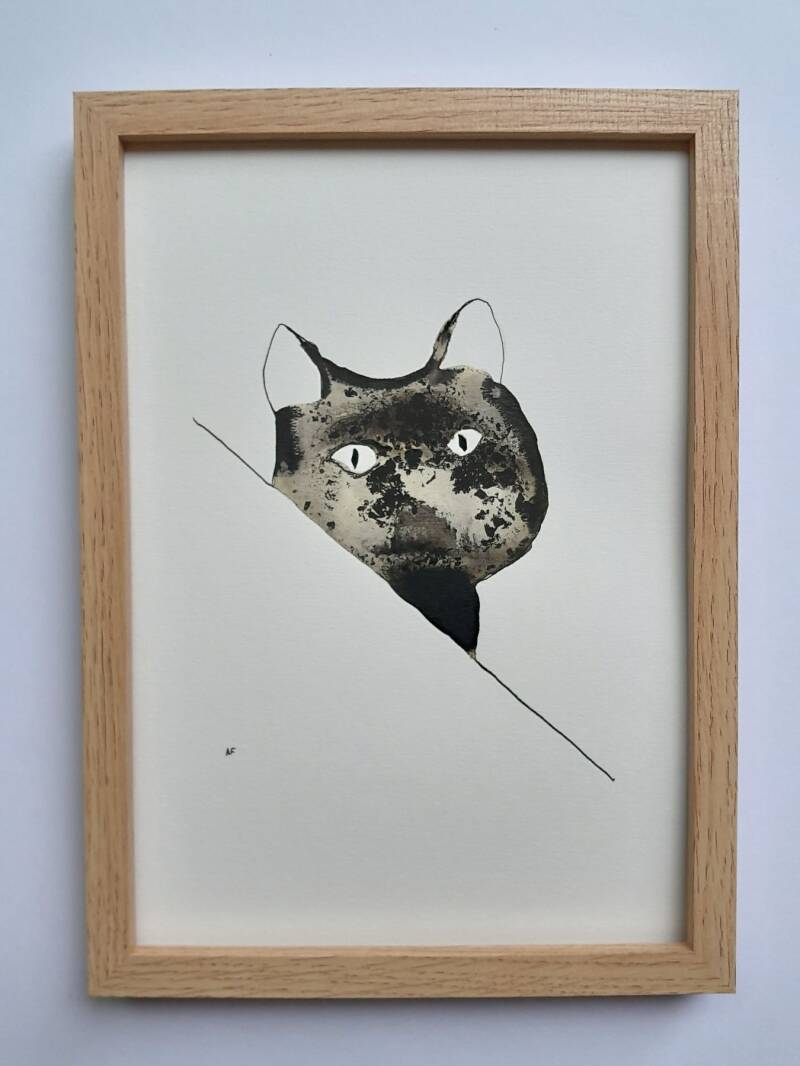 inkttekening nieuwsgierige-kat-met-lijst-pietronella-nl-standard.jpg