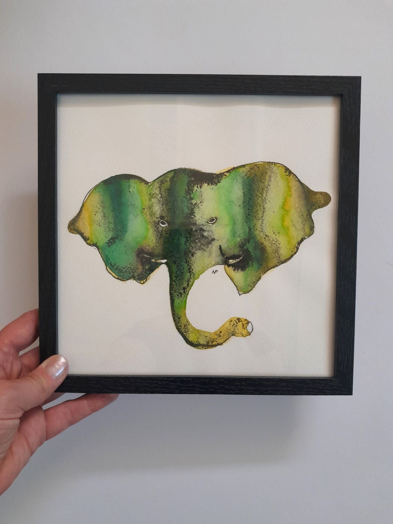 Inkttekening olifant - Olifant