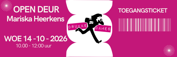 Ticket Open Deur Mariska Heerkens 14 oktober 🎟️