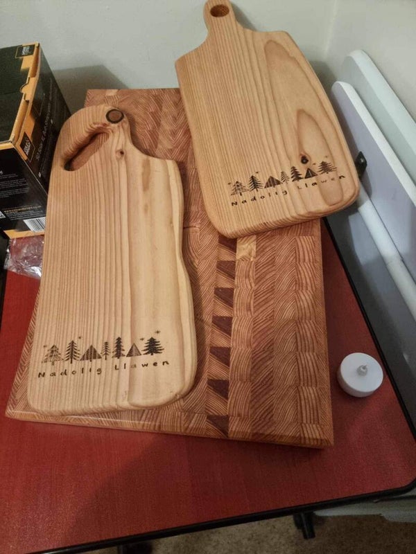 End grain cutter board