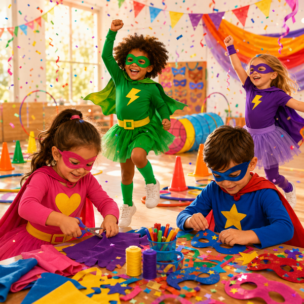 Les Super-Héros du Carnaval – Stage danse et bricolage