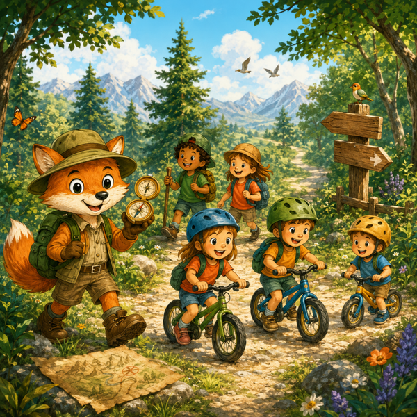 Les Aventuriers de la boussole perdue – Stage vélo et randonnée