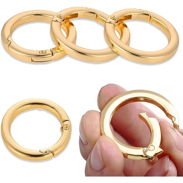 Anelli moschettone - col. oro