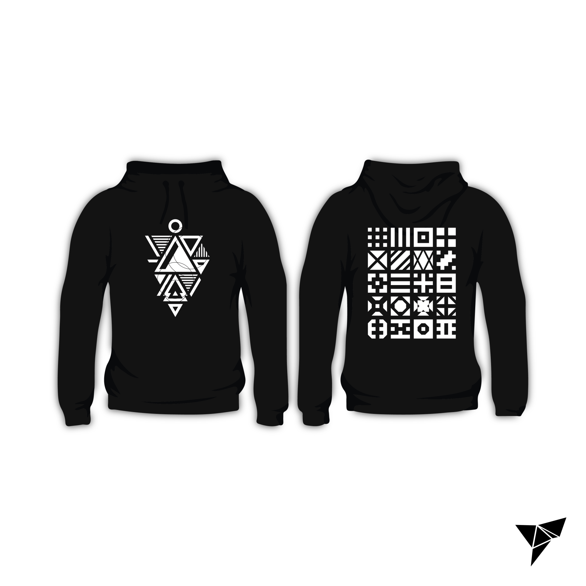 54 Grid Hoodie w/ Triangular