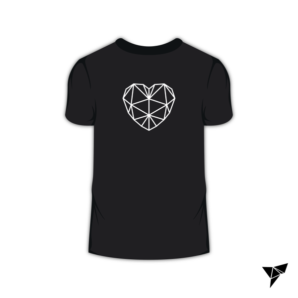 Geo Heart Outline T-Shirt
