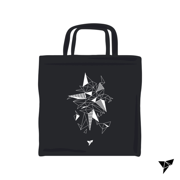 Triangle Expanse Lines Tote Bag