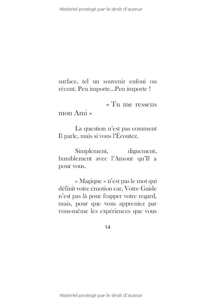 Extrait 4 — Conversation avec son Guide Spirituel