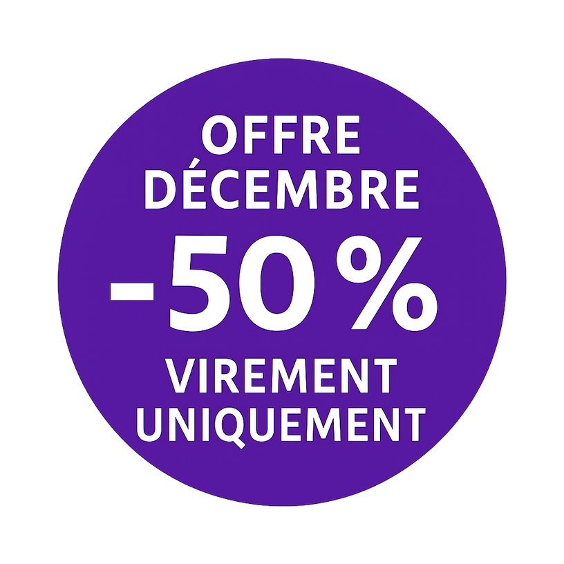 Offre spéciale décembre – réduction 50 % sur les prestations médiumniques privées.