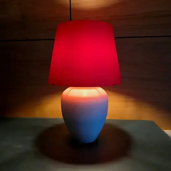 Luminous 3D Printed Elegance Table Lamp