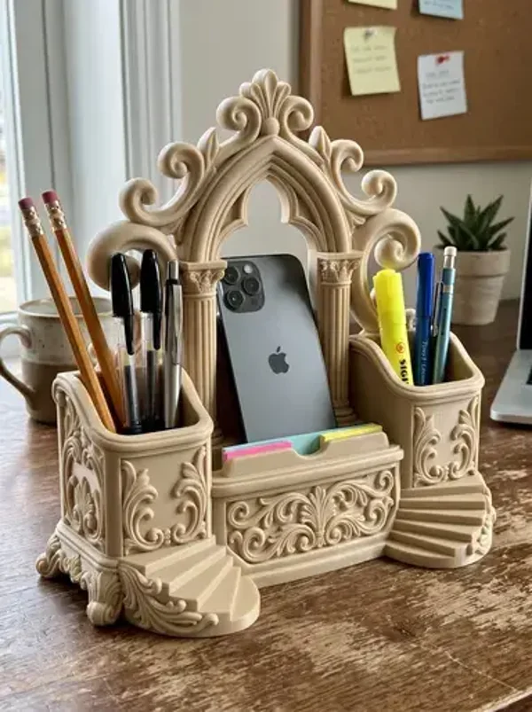 3d printed desk organizer
