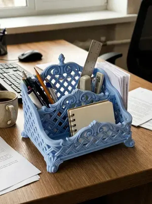 lattice desk organizer