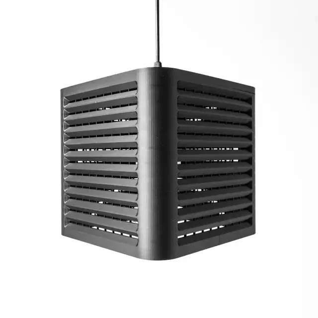 Modern Industrial Cube Pendant Light