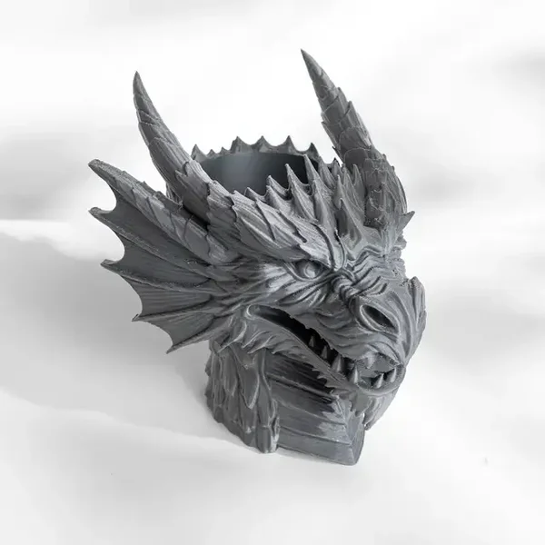 Enchanted Dragon Head Indoor Planter