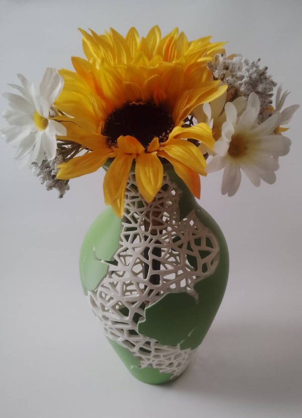 artificial flower vase