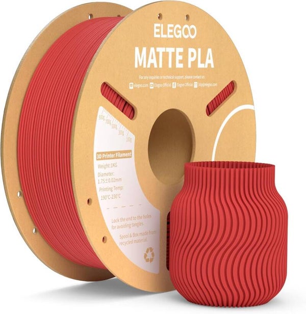 ruby red matte pla