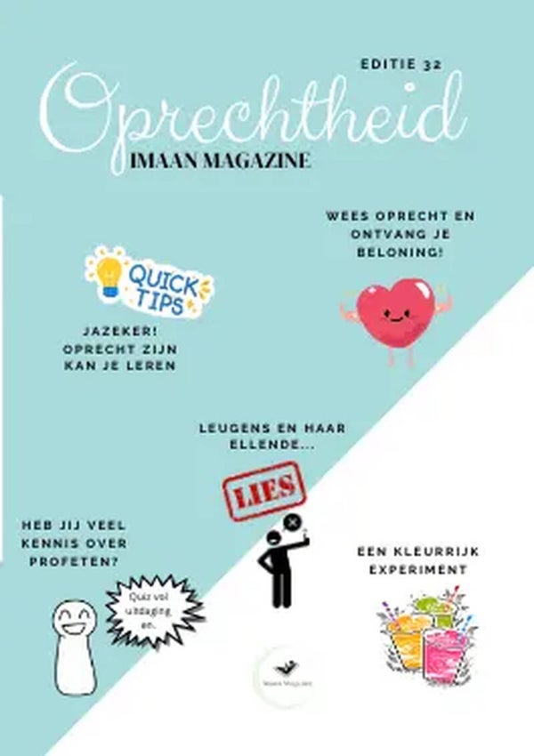 Editie 32: Oprechtheid