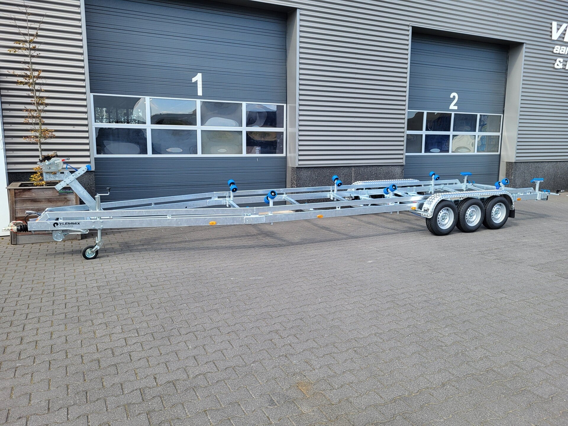 X Vlemmix boottrailer 3500KG 3x 1800kg AS 920x255cm