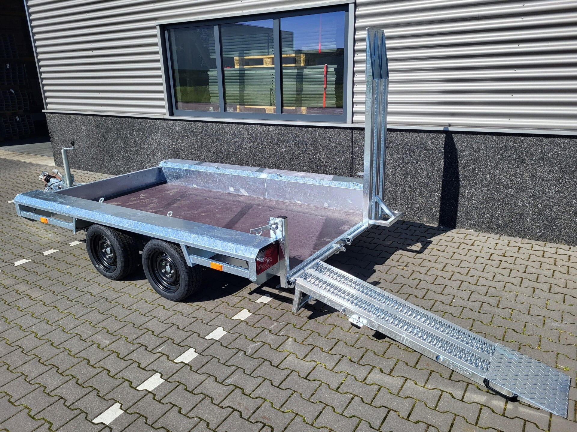 Twee verschuifbare oprijplaten 165cm