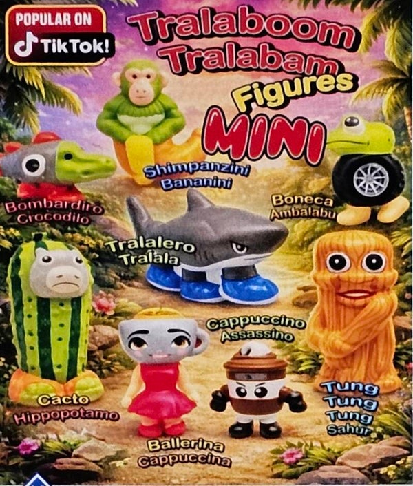 150x Tralaboom Tralabam Squishy 30x35mm