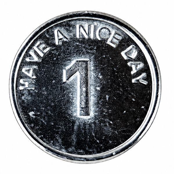 Token für 1€ Kaugummiautomaten