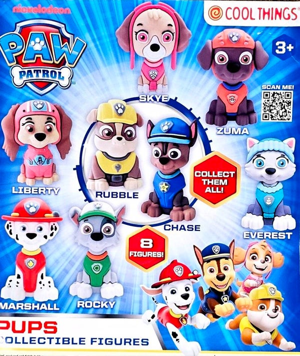 100x Paw Patrol 63mm