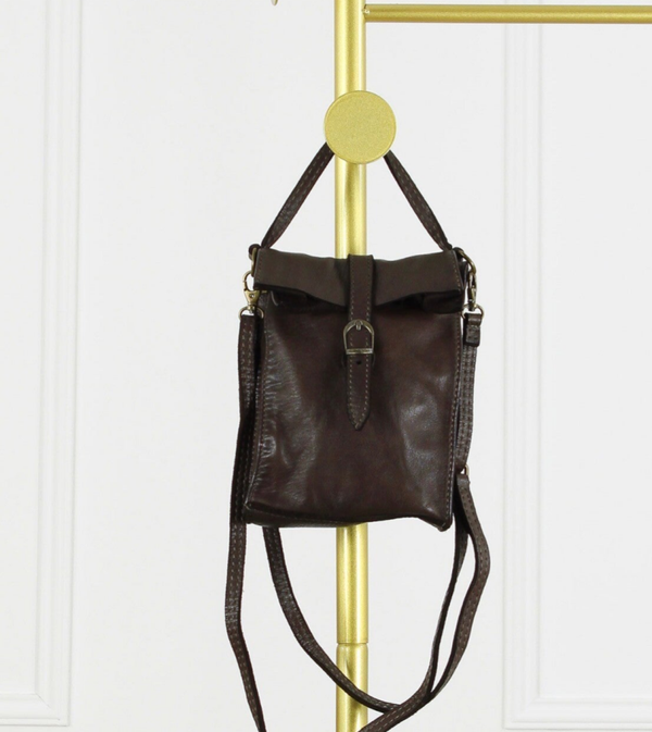 TAS SANNE WILD LEDER-COFFEE