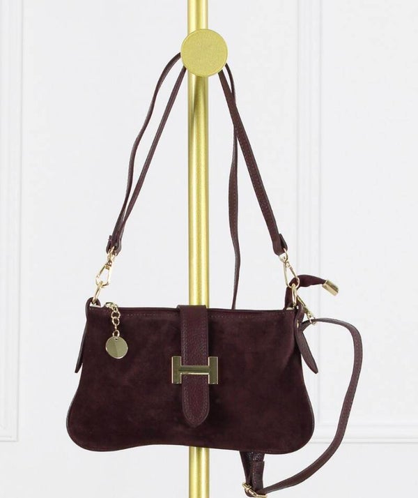 TAS HARPER - SUEDE BORDEAUX