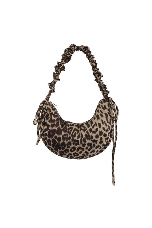KNOTTY CIRCLE BAG LEOPARD