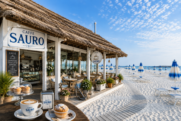 Caffè Sauro – Italienischer Strand bei Rimini